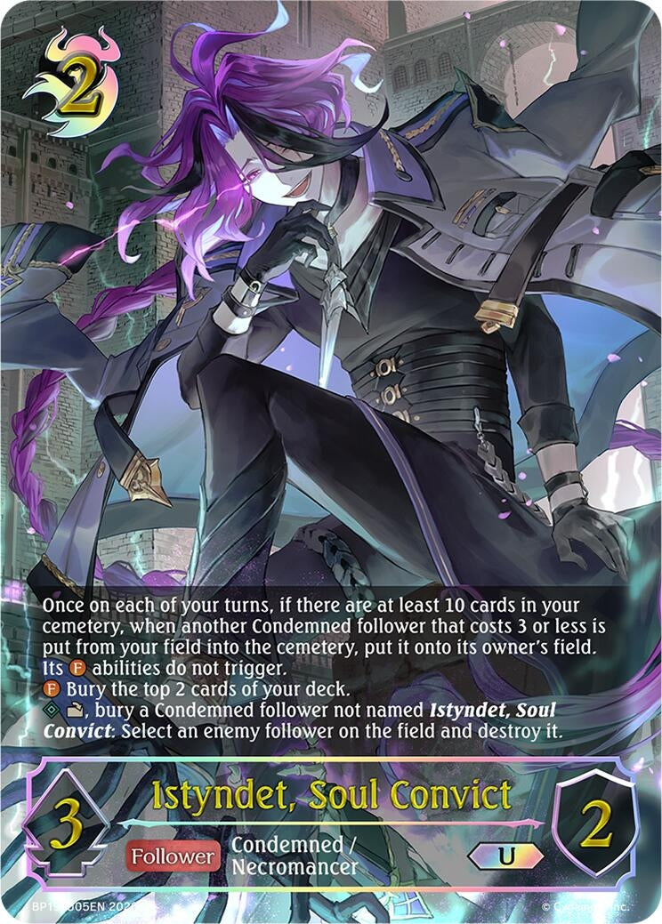 Image for Istyndet, Soul Convict (U) - U05EN (Foil) (BP19-U05EN) (BP19) - Shadowverse: Evolve