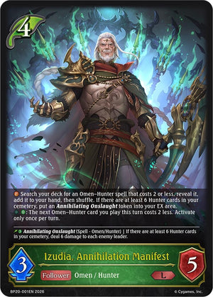 Izudia, Annihilation Manifest (BP20-001EN) (BP20)
