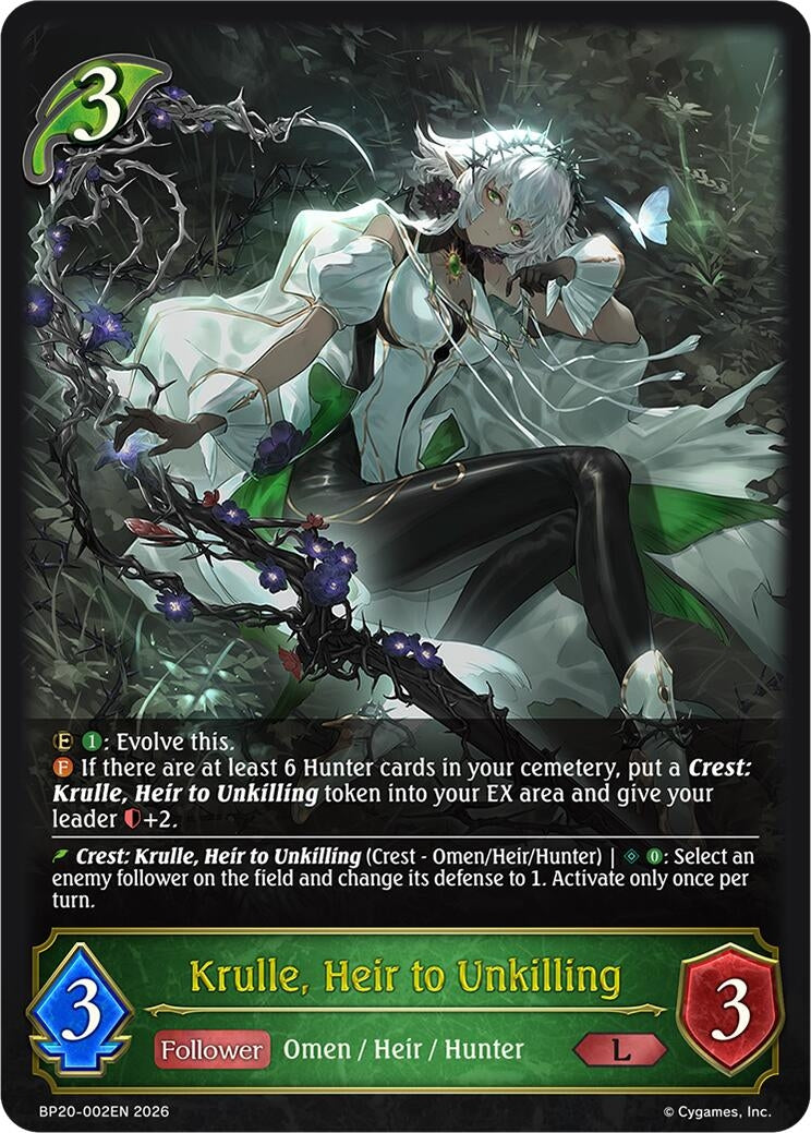 Image for Krulle, Heir to Unkilling (BP20-002EN) (BP20) - Shadowverse: Evolve