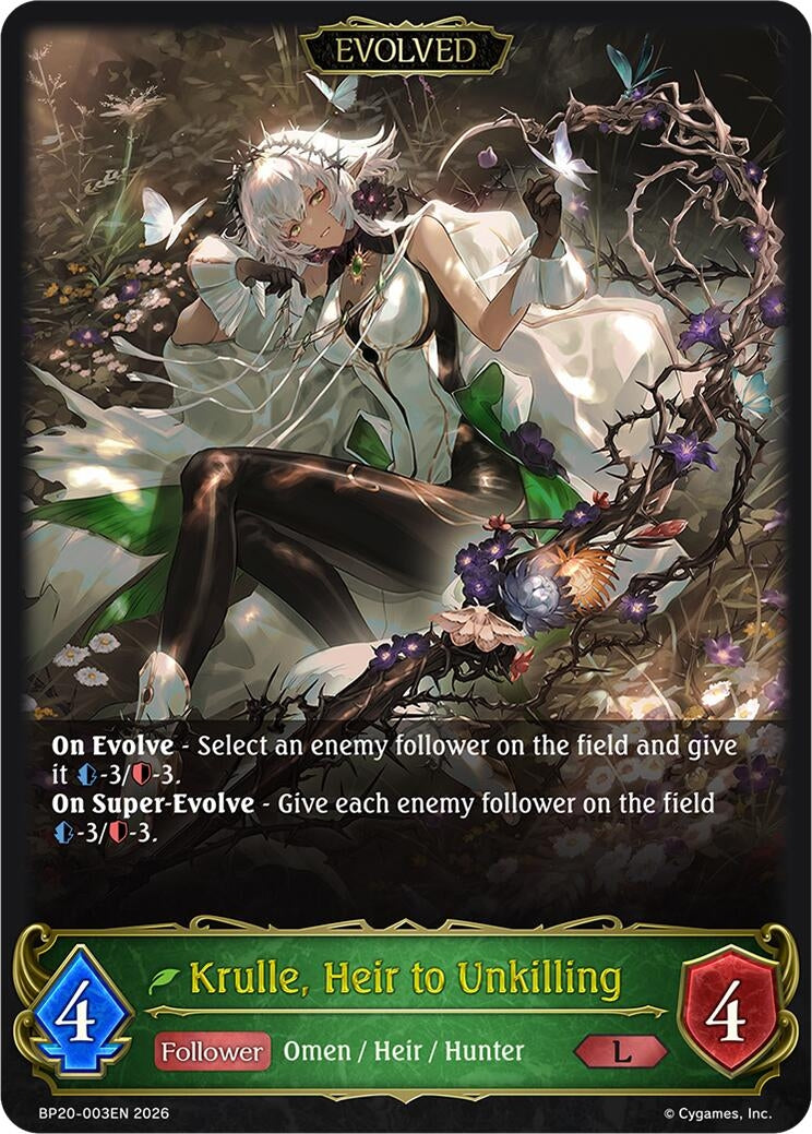 Image for Krulle, Heir to Unkilling (Evolved) (BP20-003EN) (BP20) - Shadowverse: Evolve