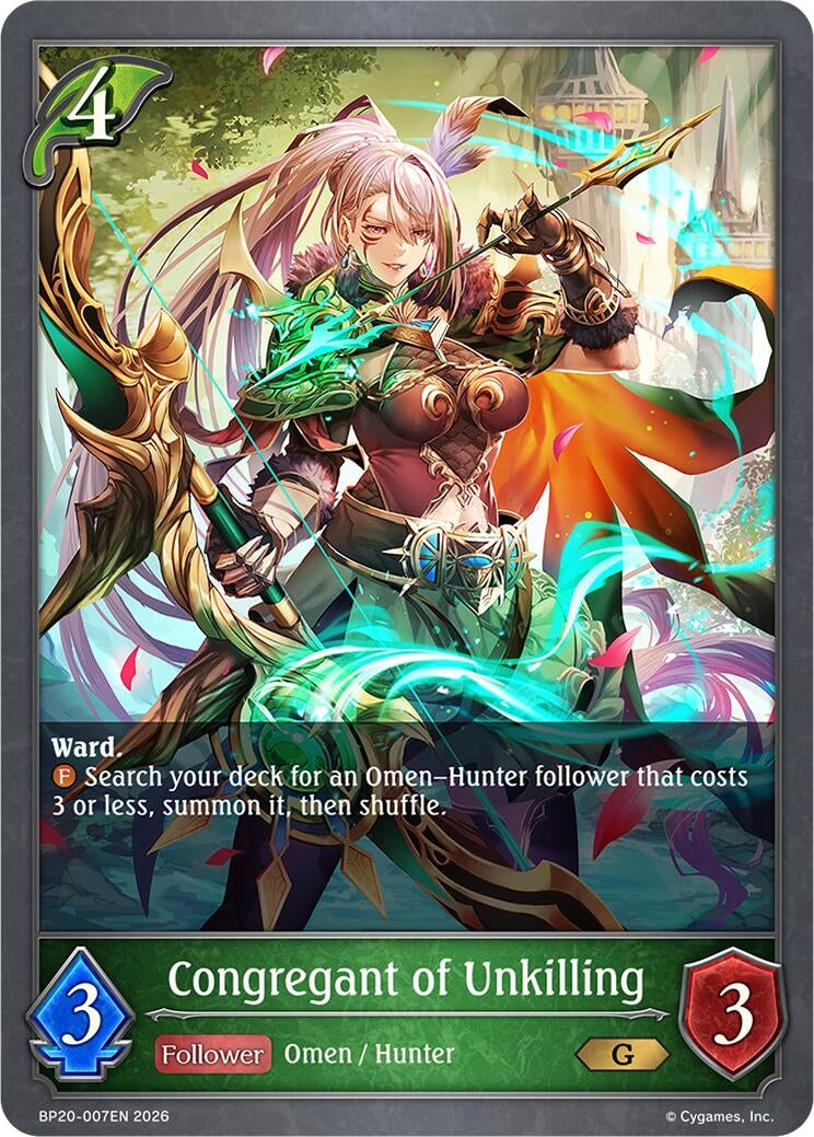 Image for Congregant of Unkilling (BP20-007EN) (BP20) - Shadowverse: Evolve