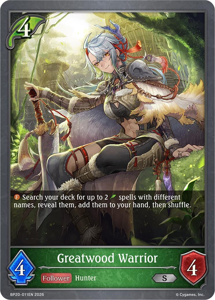 Image for Greatwood Warrior (BP20-011EN) (BP20) - Shadowverse: Evolve