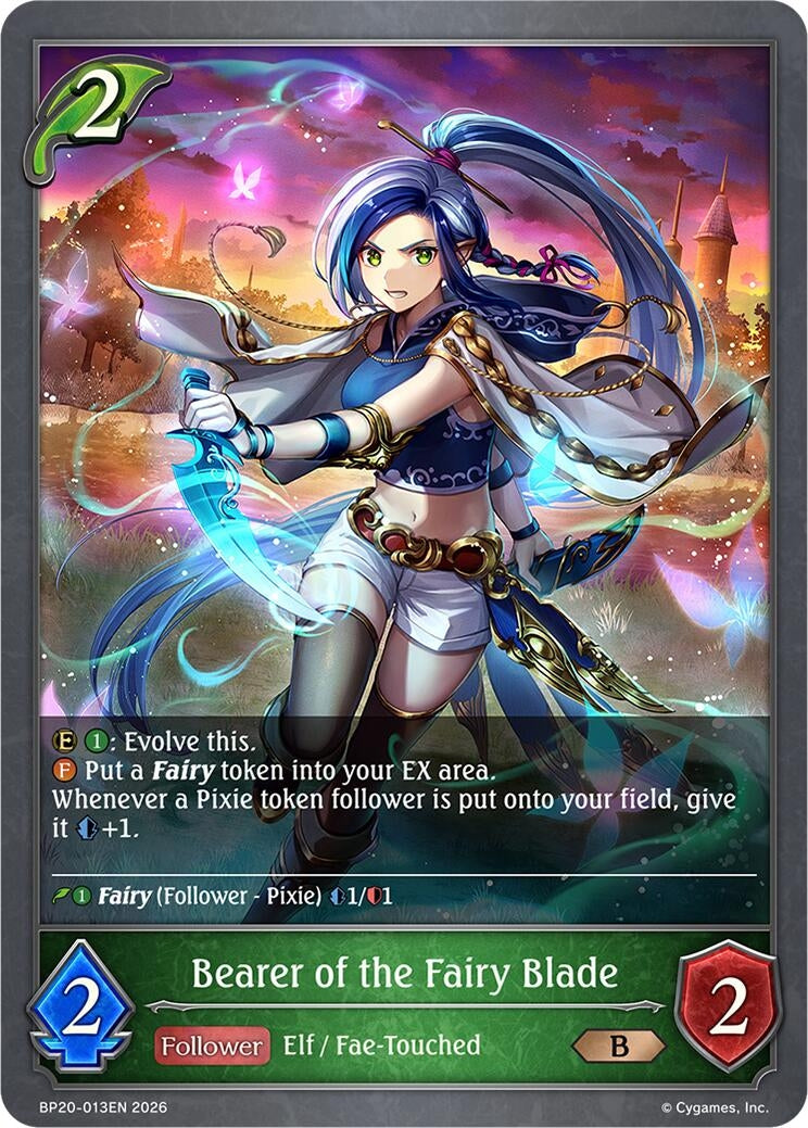 Image for Bearer of the Fairy Blade (BP20-013EN) (BP20) - Shadowverse: Evolve