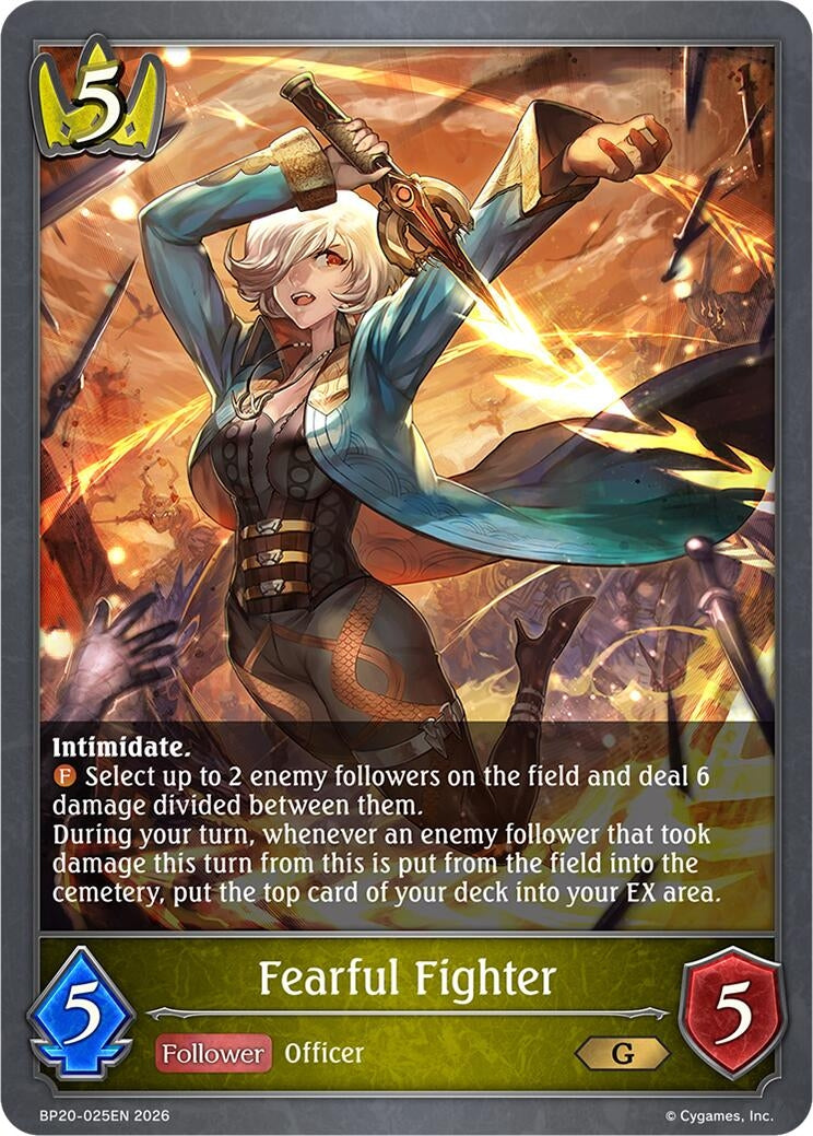 Image for Fearful Fighter (BP20-025EN) (BP20) - Shadowverse: Evolve