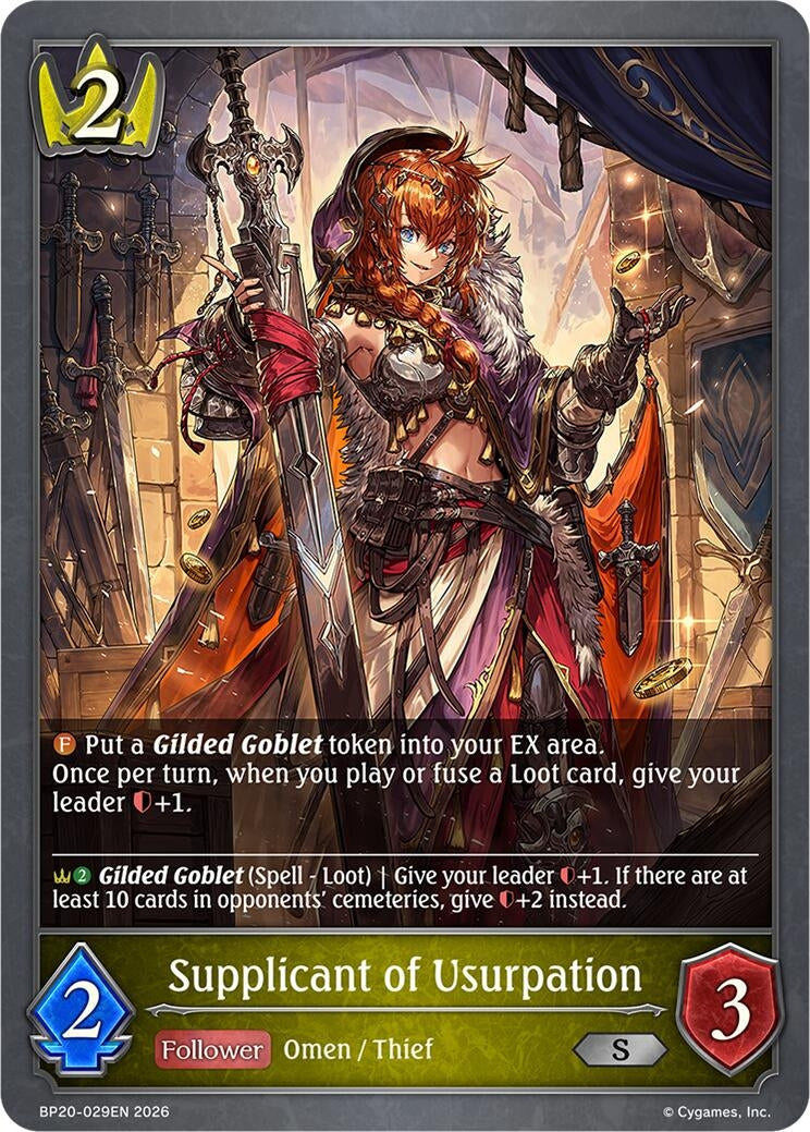 Image for Supplicant of Usurpation (BP20-029EN) (BP20) - Shadowverse: Evolve