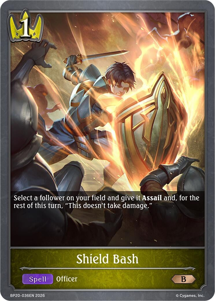 Image for Shield Bash (BP20-036EN) (BP20) - Shadowverse: Evolve