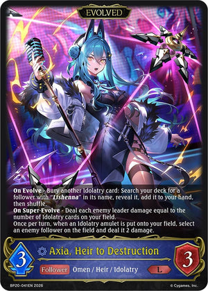 Axia, Heir to Destruction (Evolved) (BP20-041EN) (BP20)