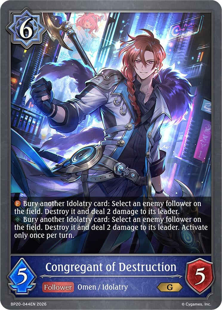 Image for Congregant of Destruction (BP20-044EN) (BP20) - Shadowverse: Evolve