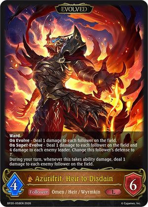 Azurifrit, Heir to Disdain (Evolved) (BP20-058EN) (BP20)