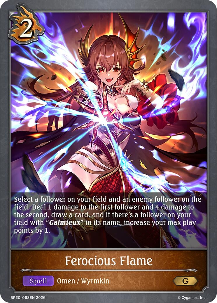 Image for Ferocious Flame (BP20-063EN) (BP20) - Shadowverse: Evolve