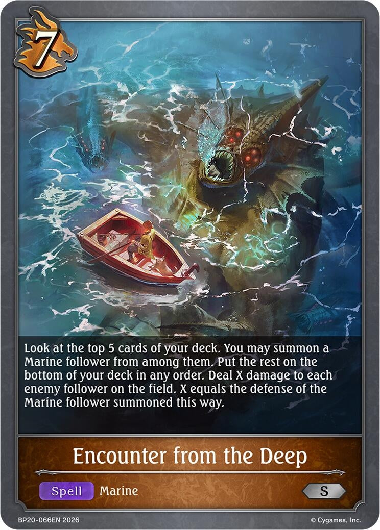 Image for Encounter from the Deep (BP20-066EN) (BP20) - Shadowverse: Evolve