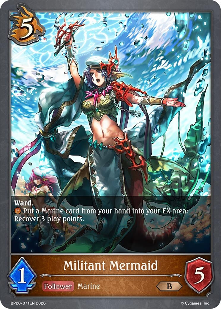Image for Militant Mermaid (BP20-071EN) (BP20) - Shadowverse: Evolve