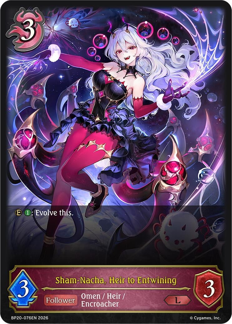 Image for Sham-Nacha, Heir to Entwining (BP20-076EN) (BP20) - Shadowverse: Evolve