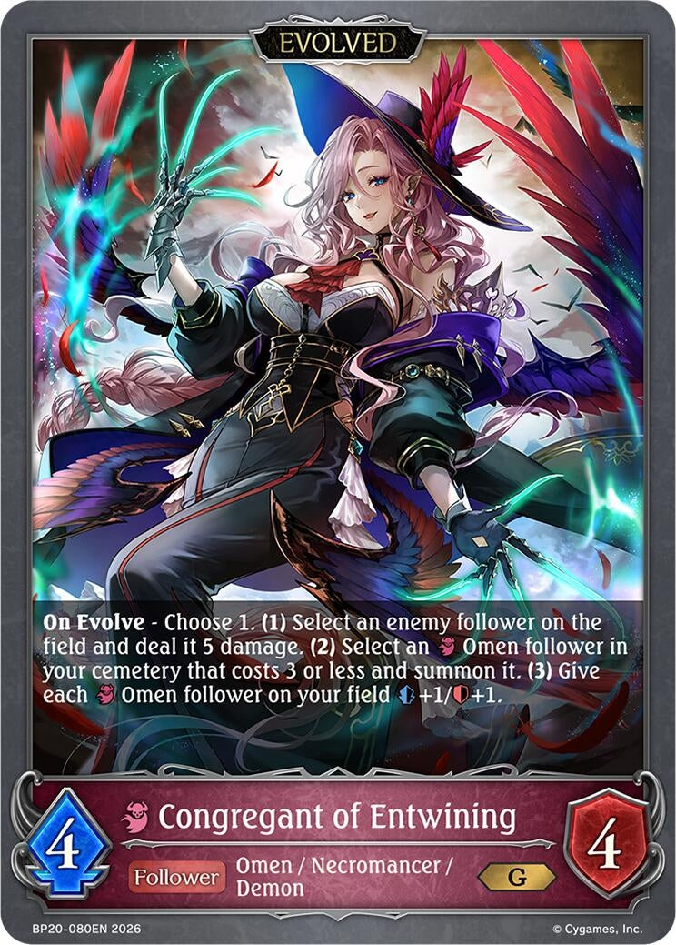 Image for Congregant of Entwining (Evolved) (BP20-080EN) (BP20) - Shadowverse: Evolve