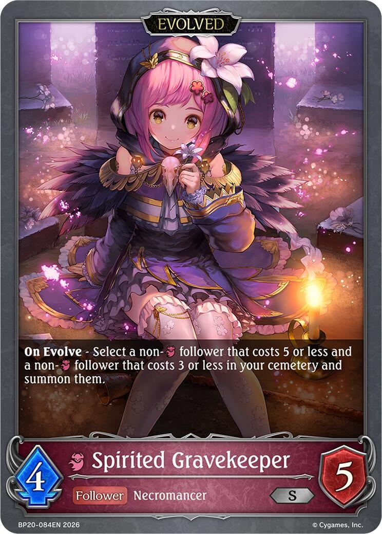 Image for Spirited Gravekeeper (Evolved) (BP20-084EN) (BP20) - Shadowverse: Evolve