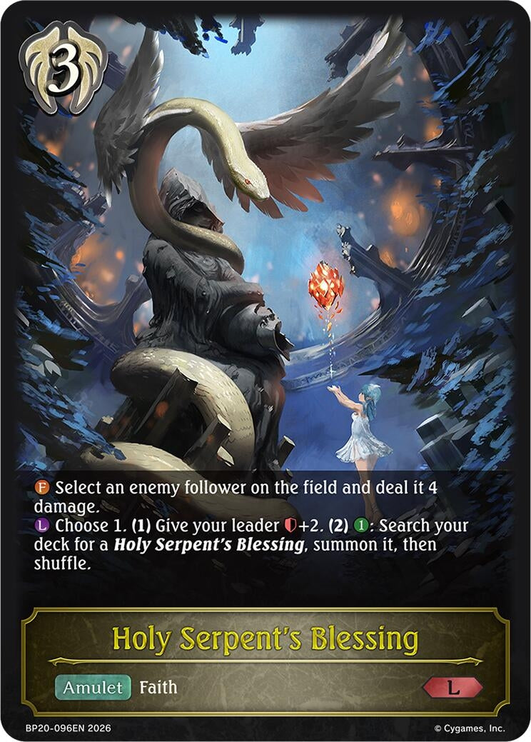 Image for Holy Serpent's Blessing (BP20-096EN) (BP20) - Shadowverse: Evolve
