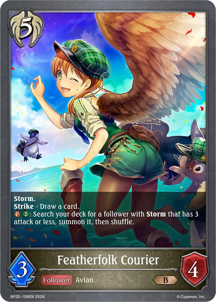 Image for Featherfolk Courier (BP20-108EN) (BP20) - Shadowverse: Evolve