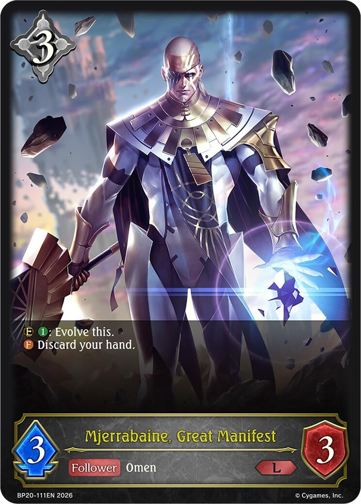 Image for Mjerrabaine, Great Manifest (BP20-111EN) (BP20) - Shadowverse: Evolve