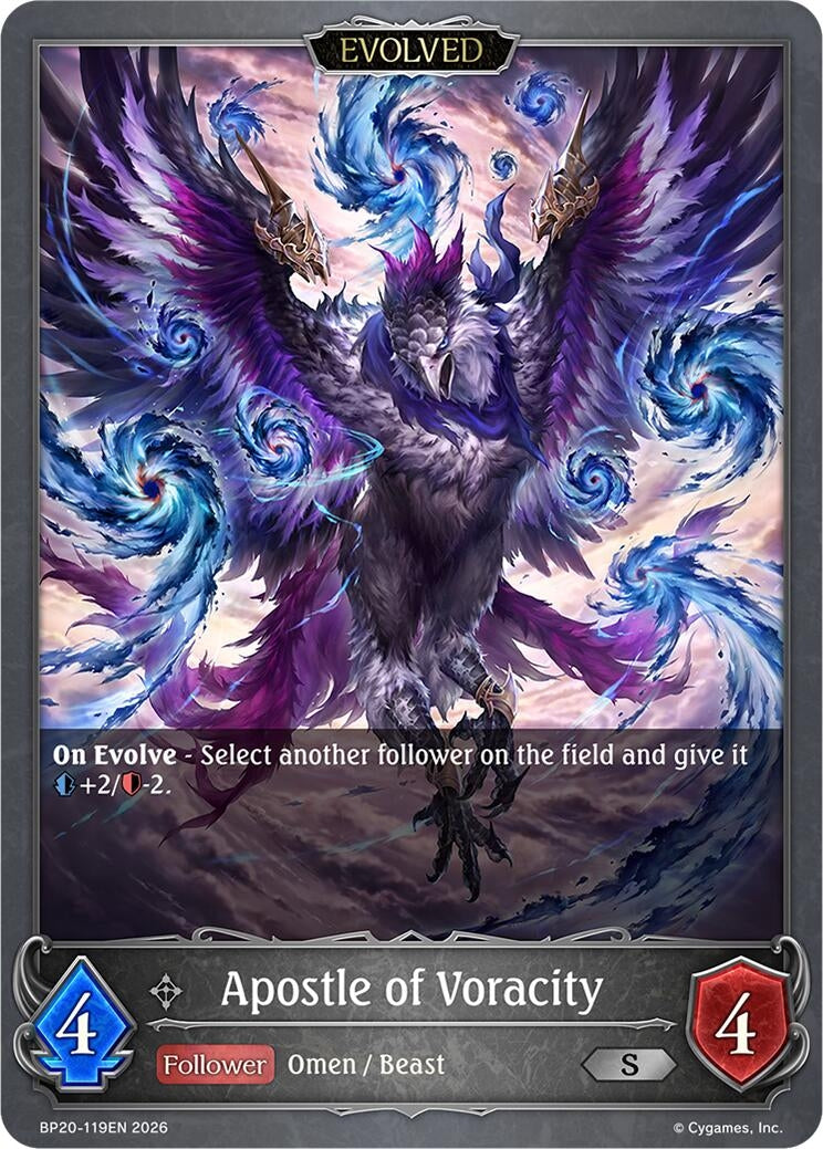 Image for Apostle of Voracity (Evolved) (BP20-119EN) (BP20) - Shadowverse: Evolve