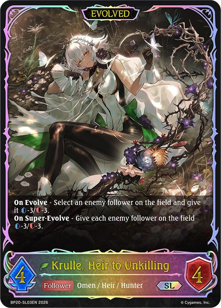 Image for Krulle, Heir to Unkilling (Evolved) (SL) (BP20-SL03EN) (BP20) - Shadowverse: Evolve
