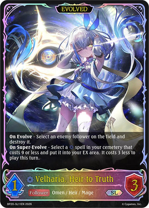 Velharia, Heir to Truth (Evolved) (SL) (BP20-SL11EN) (BP20)