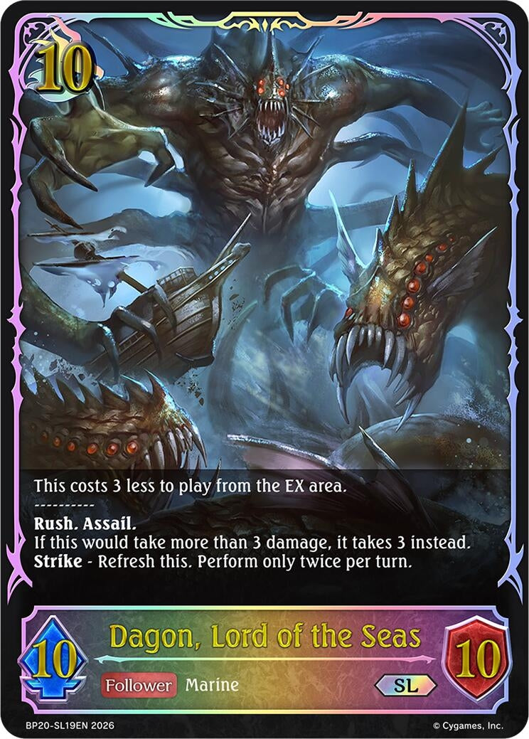 Image for Dagon, Lord of the Seas (SL) (BP20-SL19EN) (BP20) - Shadowverse: Evolve