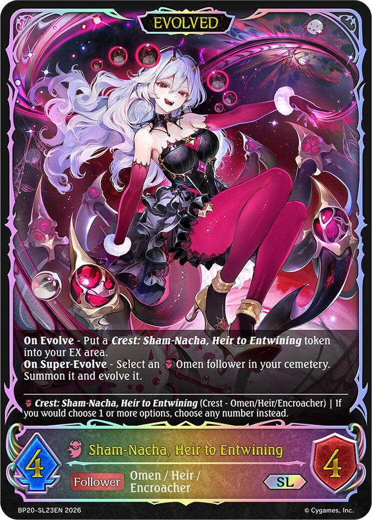 Image for Sham-Nacha, Heir to Entwining (Evolved) (SL) (BP20-SL23EN) (BP20) - Shadowverse: Evolve