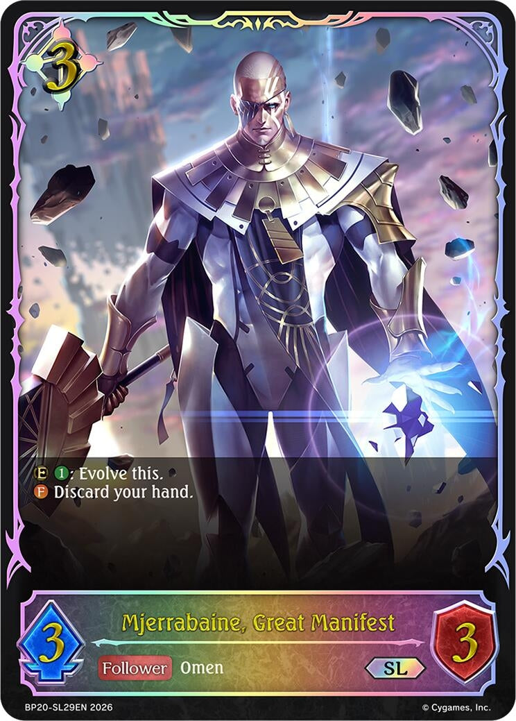 Image for Mjerrabaine, Great Manifest (SL) (BP20-SL29EN) (BP20) - Shadowverse: Evolve