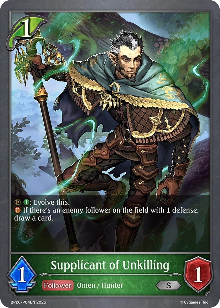 Image for Supplicant of Unkilling - P04EN (Foil) (BP20-P04EN) (BP20) - Shadowverse: Evolve