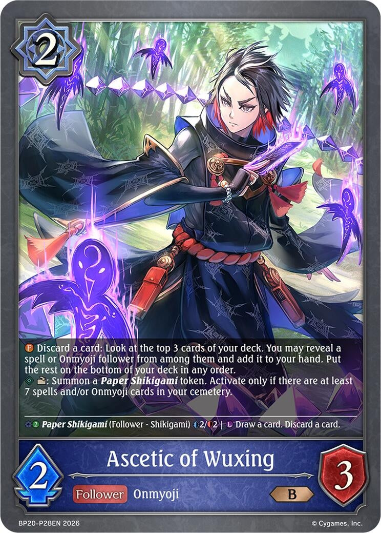 Image for Ascetic of Wuxing - P28EN (Foil) (BP20-P28EN) (BP20) - Shadowverse: Evolve