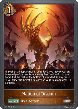 Nation of Disdain - P35EN (Foil) (BP20-P35EN) (BP20)