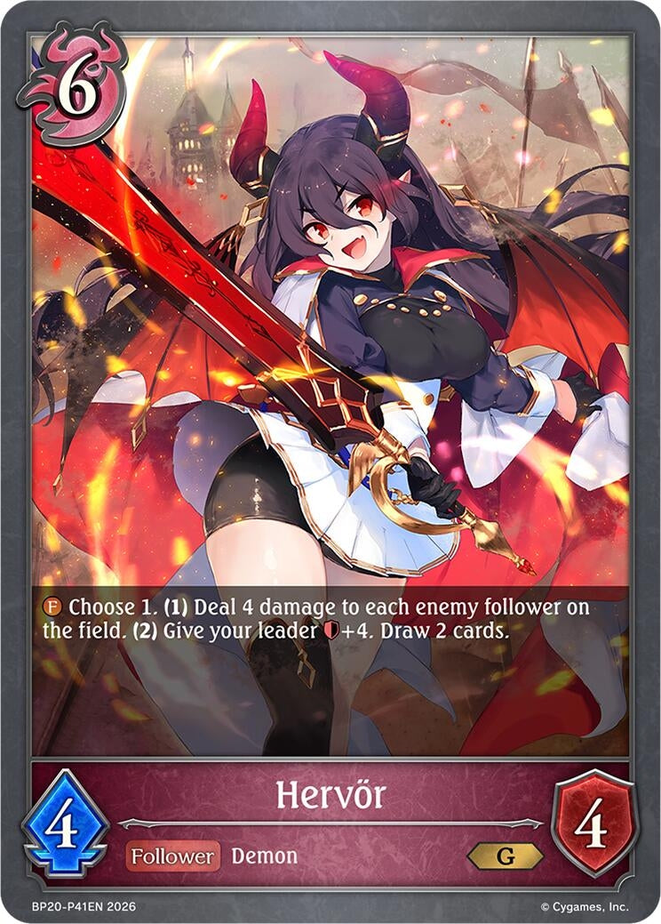 Image for Hervor - P41EN (Foil) (BP20-P41EN) (BP20) - Shadowverse: Evolve