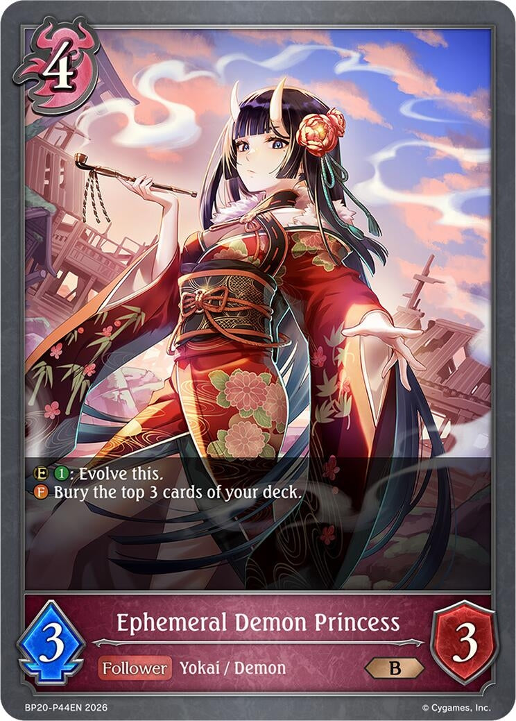 Image for Ephemeral Demon Princess - P44EN (Foil) (BP20-P44EN) (BP20) - Shadowverse: Evolve