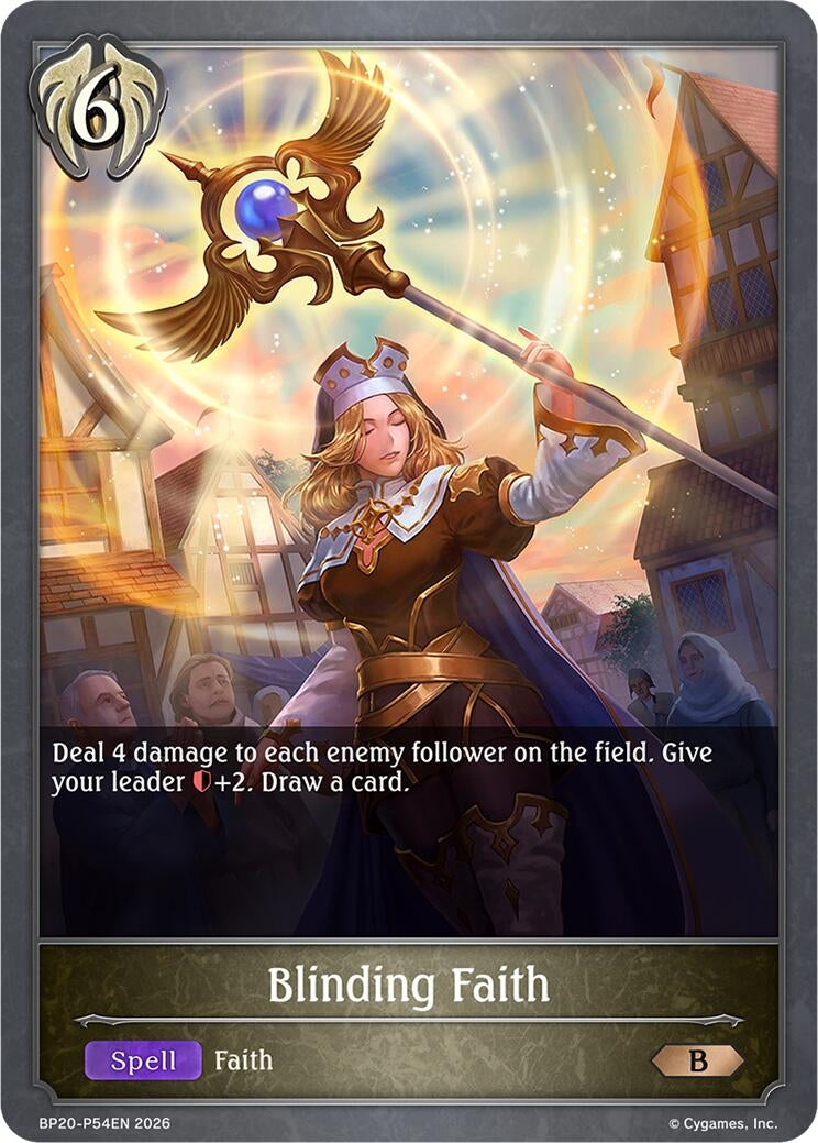 Image for Blinding Faith - P54EN (Foil) (BP20-P54EN) (BP20) - Shadowverse: Evolve