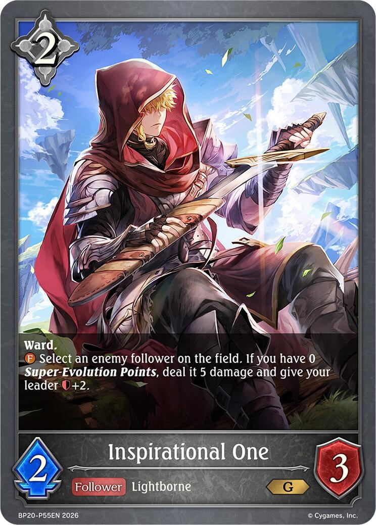Image for Inspirational One - P55EN (Foil) (BP20-P55EN) (BP20) - Shadowverse: Evolve
