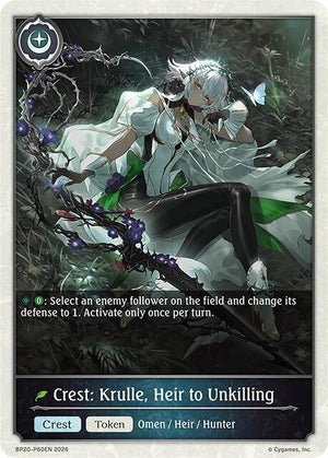 Crest: Krulle, Heir to Unkilling - P60EN (Foil) (BP20-P60EN) (BP20)