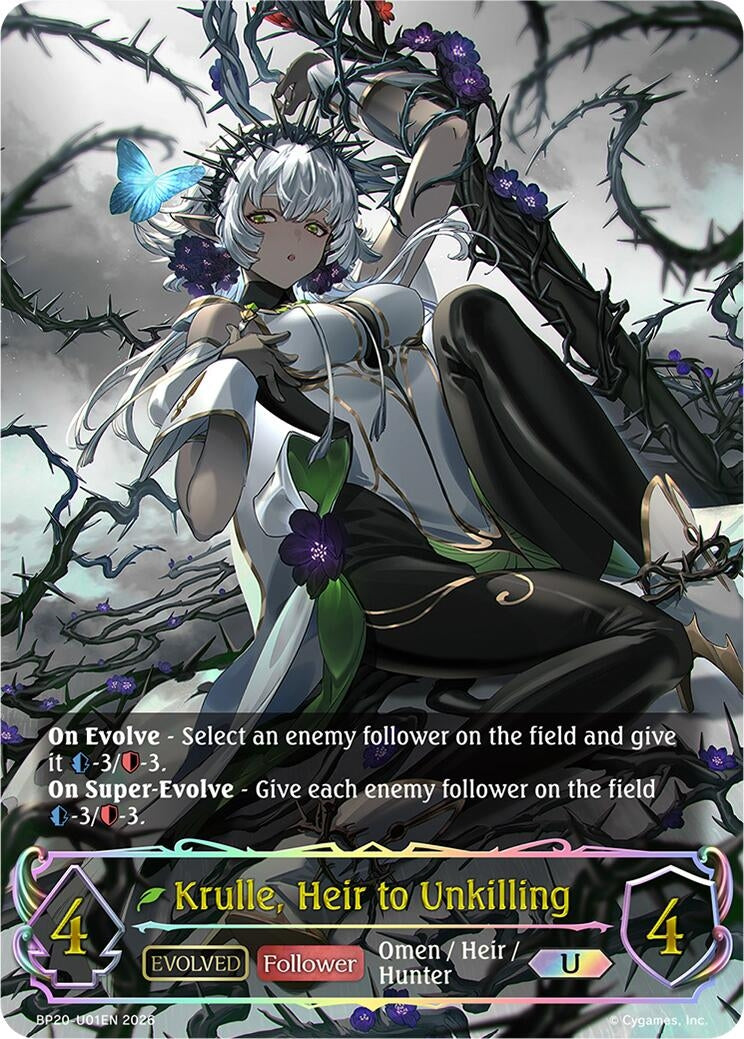 Image for Krulle, Heir to Unkilling (Evolved) (U) (BP20-U01EN) (BP20) - Shadowverse: Evolve