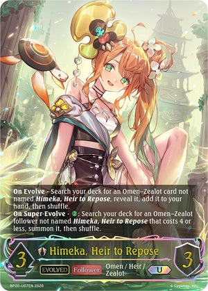 Himeka, Heir to Repose (Evolved) (U) (BP20-U07EN) (BP20)