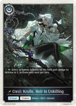Crest: Krulle, Heir to Unkilling (BP20-T01EN) (BP20)