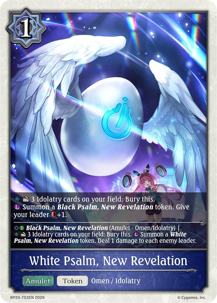 Image for White Psalm, New Revelation (BP20-T03EN) (BP20) - Shadowverse: Evolve