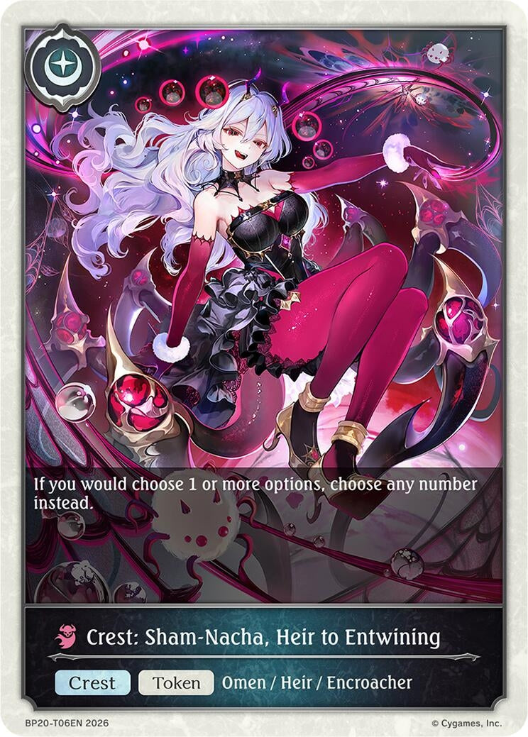 Image for Crest: Sham-Nacha, Heir to Entwining (BP20-T06EN) (BP20) - Shadowverse: Evolve