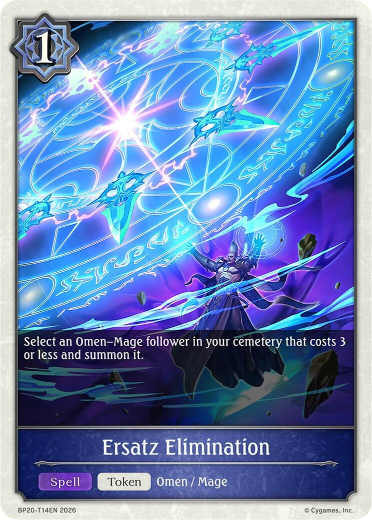 Image for Ersatz Elimination (BP20-T14EN) (BP20) - Shadowverse: Evolve