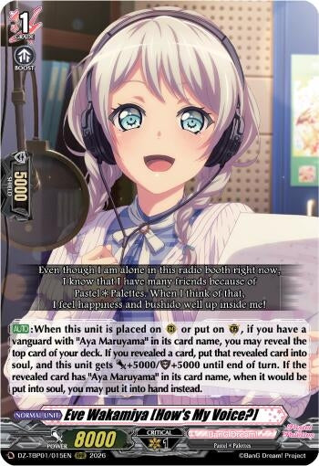 Image for Eve Wakamiya [How's My Voice?] - Cardfight Vanguard