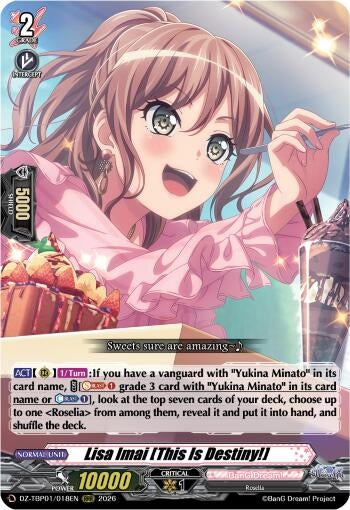 Image for Lisa Imai [This Is Destiny!] - Cardfight Vanguard