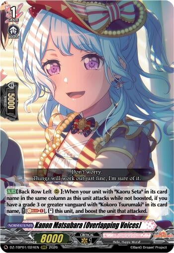 Image for Kanon Matsubara [Overlapping Voices] - Cardfight Vanguard