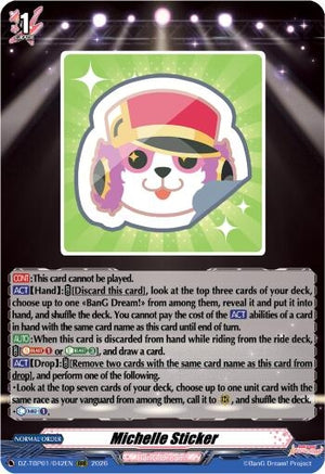 Michelle Sticker (DZ-TBP01/042EN) (DZ-TBP01)