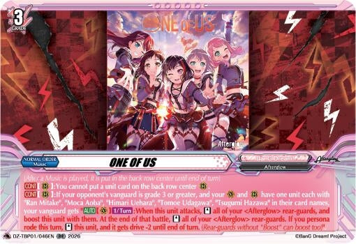 Image for ONE OF US - Cardfight Vanguard