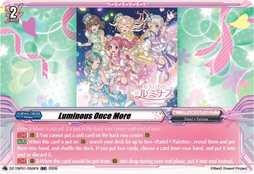Image for Luminous Once More - Cardfight Vanguard
