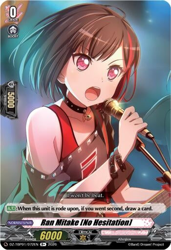 Image for Ran Mitake [No Hesitation] - Cardfight Vanguard