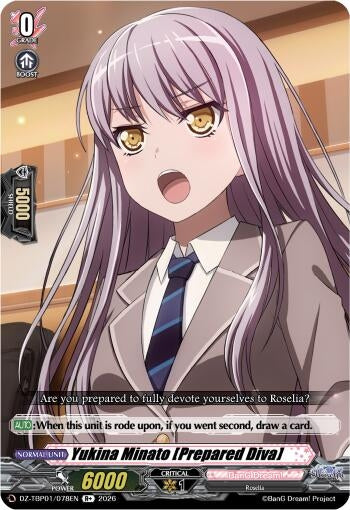 Image for Yukina Minato [Prepared Diva] - Cardfight Vanguard